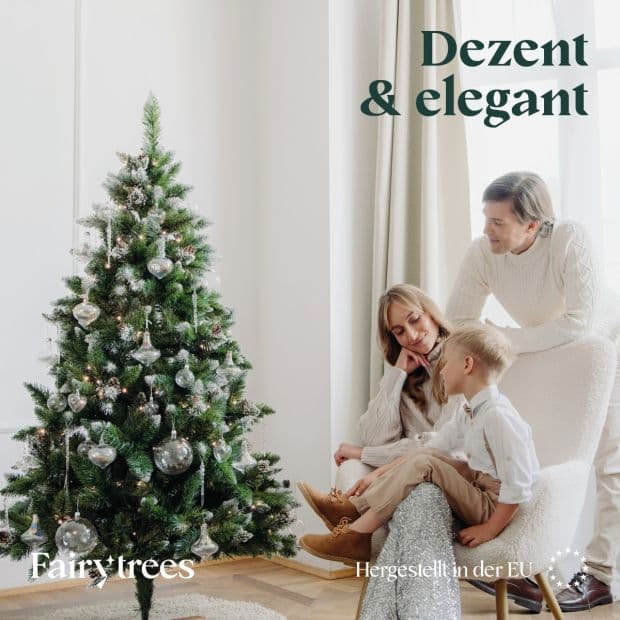 Knstlicher Weihnachtsbaum Kiefer 150 cm | FairyTrees FT04