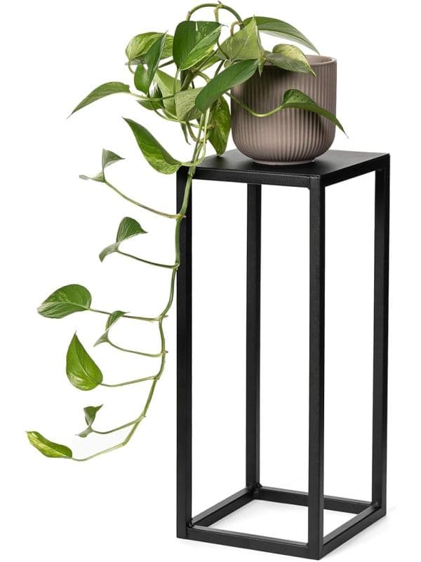 Blumenst&auml;nder Metall Schwarz 48 cm