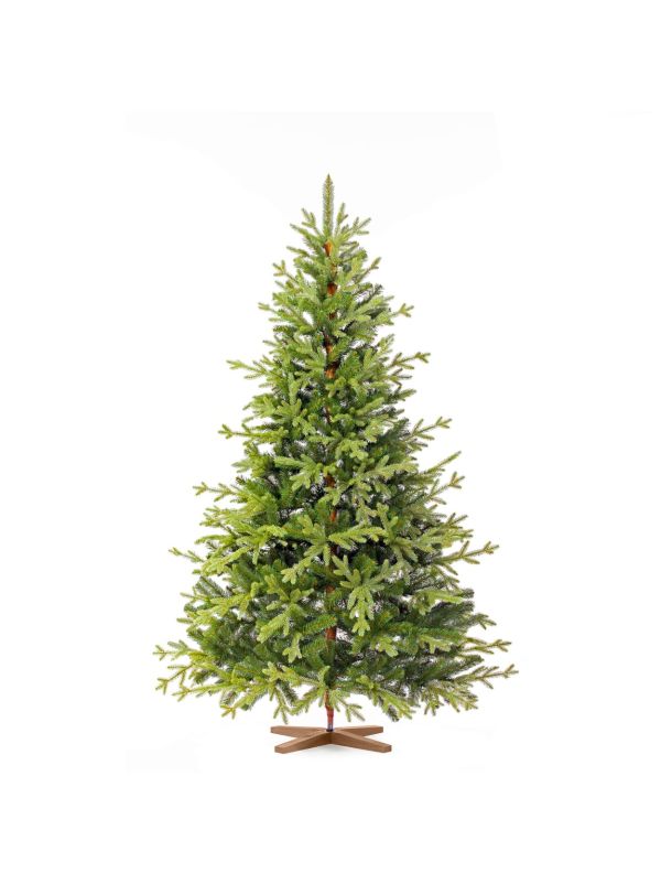 Künstlicher Weihnachtsbaum BAYERISCHE Tanne Natur Premium PE Fairytrees FT32 180 cm