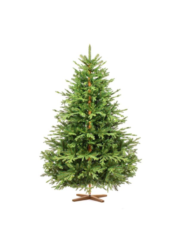 Alpen-Tanne FairyTrees FT33-180 – künstlicher Weihnachtsbaum mit einer charakteristischen Glockenform für ein harmonisches Aussehen.