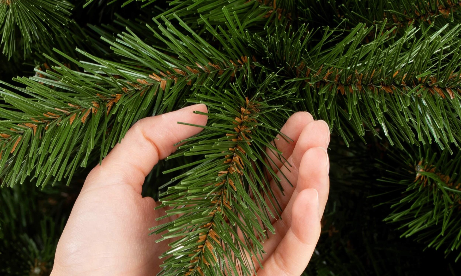 PVC-Zweig (starke Folie) im künstlichen FairyTrees-Weihnachtsbaum