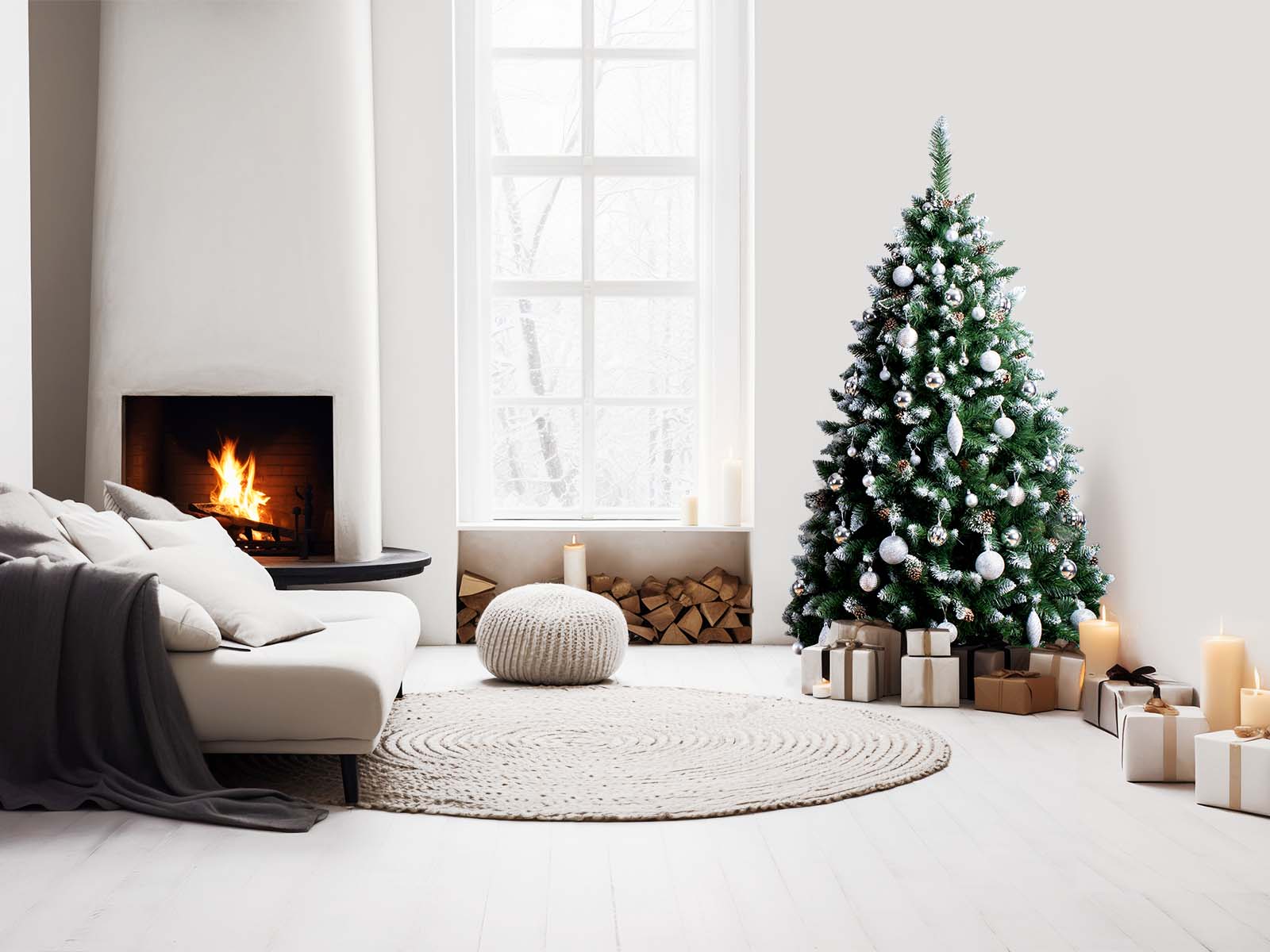 Welche künstlichen Weihnachtsbäume eignen sich am besten für minimalistische Innenräume?