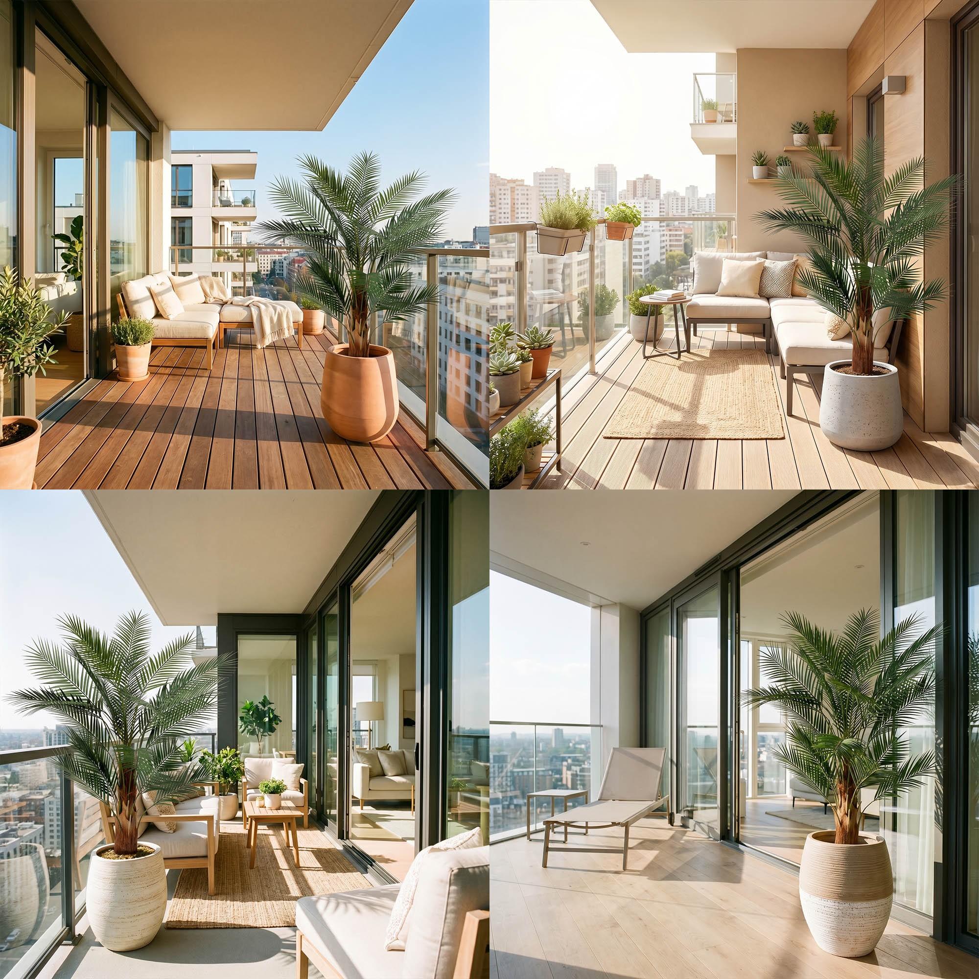 K&uuml;nstliche Monstera auf einem 160 cm hohen Stiel von FairyTrees als Innendekoration in verschiedenen Arrangements, passend zu modernen R&auml;umen.